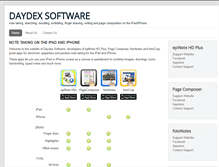 Tablet Screenshot of daydex.com